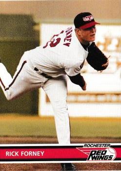 1995 Rochester Red Wings #15 Rick Forney Front