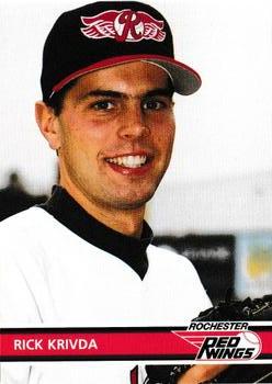 1995 Rochester Red Wings #21 Rick Krivda Front