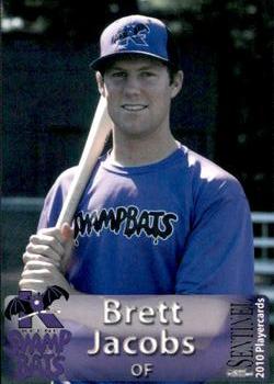 2010 Keene Swamp Bats #NNO Brett Jacobs Front
