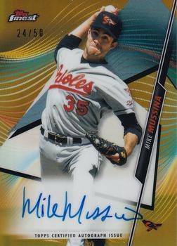 2020 Finest - Finest Autographs Gold Refractor #FA-MM Mike Mussina Front