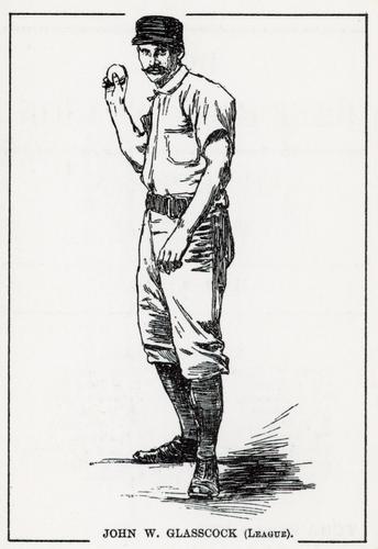 1973 TCMA 1890 Harper's Weekly Base-Ball Season of 1890 #NNO Jack Glasscock Front