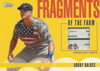 2020 Topps Pro Debut - Fragments of the Farm Relics #FF-OD Bobby Dalbec Front