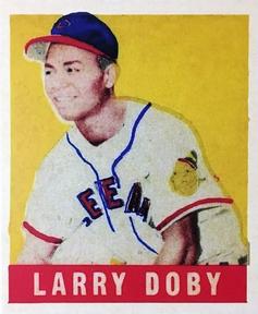 1948-49 Leaf Reprint #138 Larry Doby Front