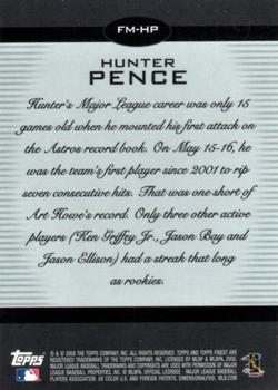 2008 Finest - Finest Moments #FM-HP Hunter Pence Back