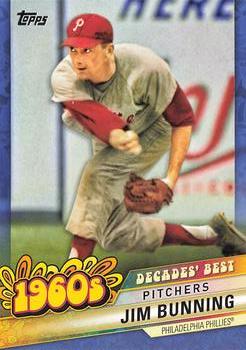 2020 Topps - Decades' Best Blue (Series Two) #DB-13 Jim Bunning Front