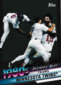2020 Topps - Decades' Best Chrome (Series Two) #DBC-59 Minnesota Twins Front