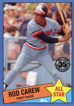 2020 Topps - 1985 Topps Baseball 35th Anniversary All-Stars Blue #85AS-35 Rod Carew Front