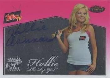 2008 Finest - Topps TV Autographs #FA-RGH Hollie Front