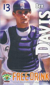 2001 San Diego Padres MADD #NNO Ben Davis Front