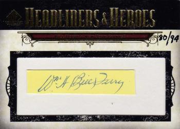 2008 SP Legendary Cuts - Headliners and Heroes Cut Signatures #HH-BT2 Bill Terry Front