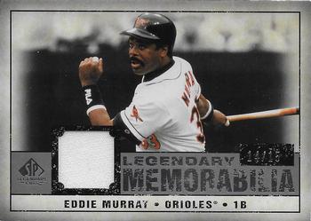 2008 SP Legendary Cuts - Legendary Memorabilia Gray #LM-EM Eddie Murray Front