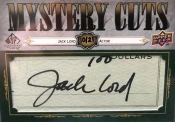 2008 SP Legendary Cuts - Mystery Cut Signatures #LC-MC Jack Lord Front