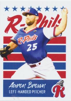 2019 Choice Reading Fightin Phils #2 Aaron Brown Front