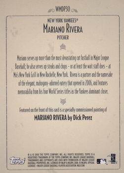 2008 Topps - Dick Perez (Walmart) #WMDP30 Mariano Rivera Back