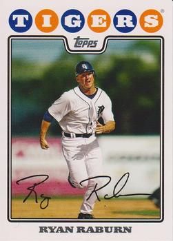 2008 Topps - Detroit Tigers #4 Ryan Raburn Front