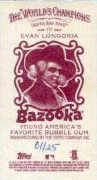 2008 Topps Allen & Ginter - Mini Bazooka #177 Evan Longoria Back