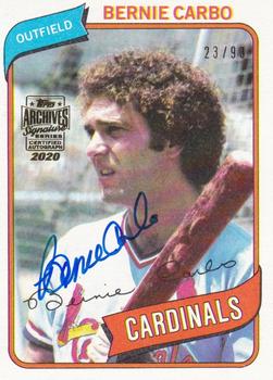 2020 Topps Archives Signature Series Retired Player Edition - Bernie Carbo #266 Bernie Carbo Front