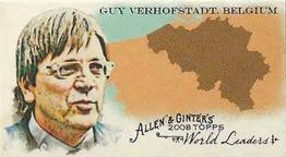 2008 Topps Allen & Ginter - Mini World Leaders #WL3 Guy Verhofstadt Front