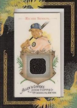 2008 Topps Allen & Ginter - Relics #AGR-RS Richie Sexson Front