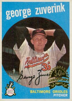 2008 Topps Heritage - 50th Anniversary Buybacks #219 George Zuverink Front