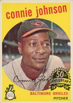 2008 Topps Heritage - 50th Anniversary Buybacks #21 Connie Johnson Front