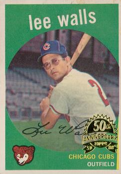2008 Topps Heritage - 50th Anniversary Buybacks #105 Lee Walls Front