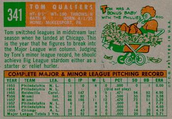 2008 Topps Heritage - 50th Anniversary Buybacks #341 Tom Qualters Back