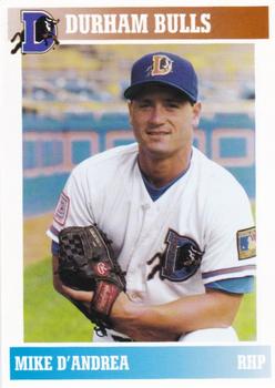 1994 Herald-Sun Durham Bulls #NNO Mike D'Andrea Front