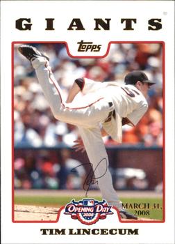 2008 Topps Opening Day - Gold #69 Tim Lincecum Front