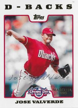 2008 Topps Opening Day - Gold #76 Jose Valverde Front