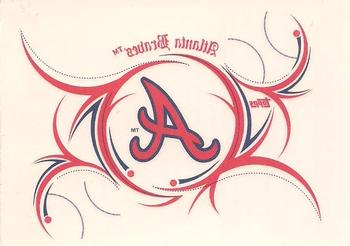 2008 Topps Opening Day - Tattoos #NNO Atlanta Braves Front