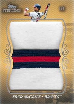 2008 Topps Sterling - Super Jumbo Patch #JS-FMB18 Fred McGriff Front