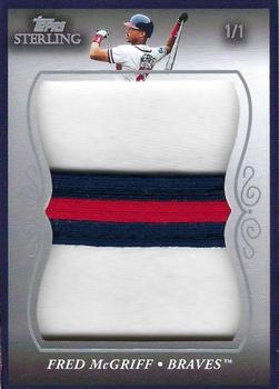 2008 Topps Sterling - Super Jumbo Patch #JS-FMB27 Fred McGriff Front