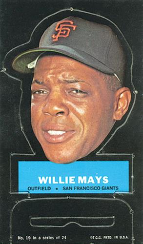 1967 Topps Stand-Ups #19 Willie Mays Front
