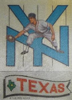 1974 Topps Action Emblem Stickers #NNO New York Yankees / Texas Rangers Front