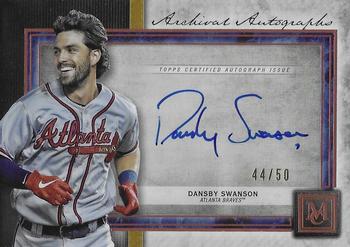2020 Topps Museum Collection - Archival Autographs Copper #AA-DS Dansby Swanson Front