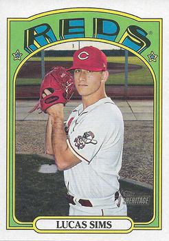 2021 Topps Heritage #327 Lucas Sims Front