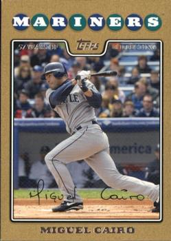 2008 Topps Updates & Highlights - Gold #UH163 Miguel Cairo Front
