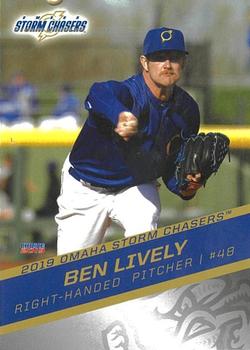 2019 Choice Omaha Storm Chasers #23 Ben Lively Front
