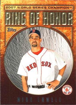2008 Topps Updates & Highlights - Ring of Honor: World Series Champions #RH-ML Mike Lowell Front