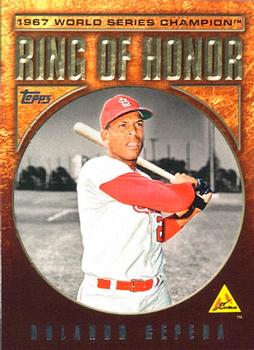 2008 Topps Updates & Highlights - Ring of Honor: World Series Champions #RH-OC Orlando Cepeda Front