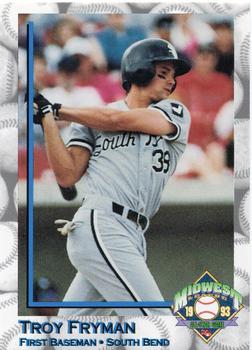 1993 Midwest League All-Stars #NNO Troy Fryman Front