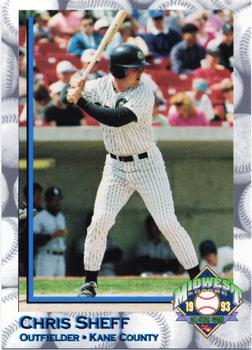1993 Midwest League All-Stars #NNO Chris Sheff Front