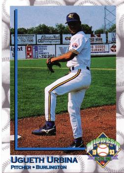 1993 Midwest League All-Stars #NNO Ugueth Urbina Front
