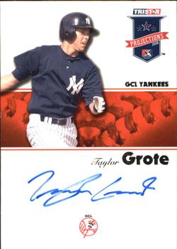 2008 TriStar PROjections - Autographs #6 Taylor Grote Front