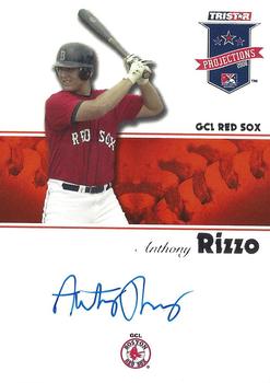 2008 TriStar PROjections - Autographs #34 Anthony Rizzo Front