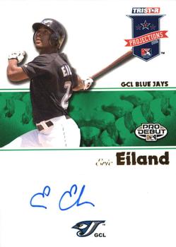2008 TriStar PROjections - Autographs Green #151 Eric Eiland Front