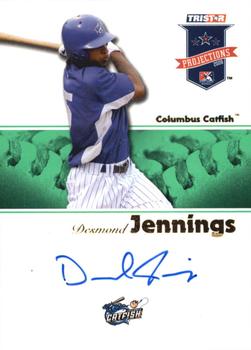 2008 TriStar PROjections - Autographs Green #399 Desmond Jennings Front