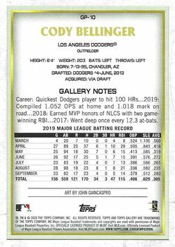 2020 Topps Chrome - Topps Gallery NBCD Preview #GP-10 Cody Bellinger Back
