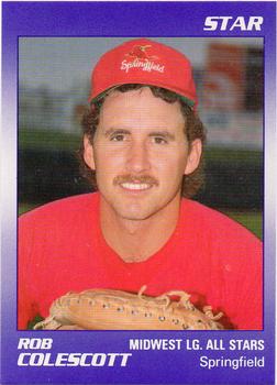 1989 Star Midwest League All-Stars #6 Rob Colescott Front